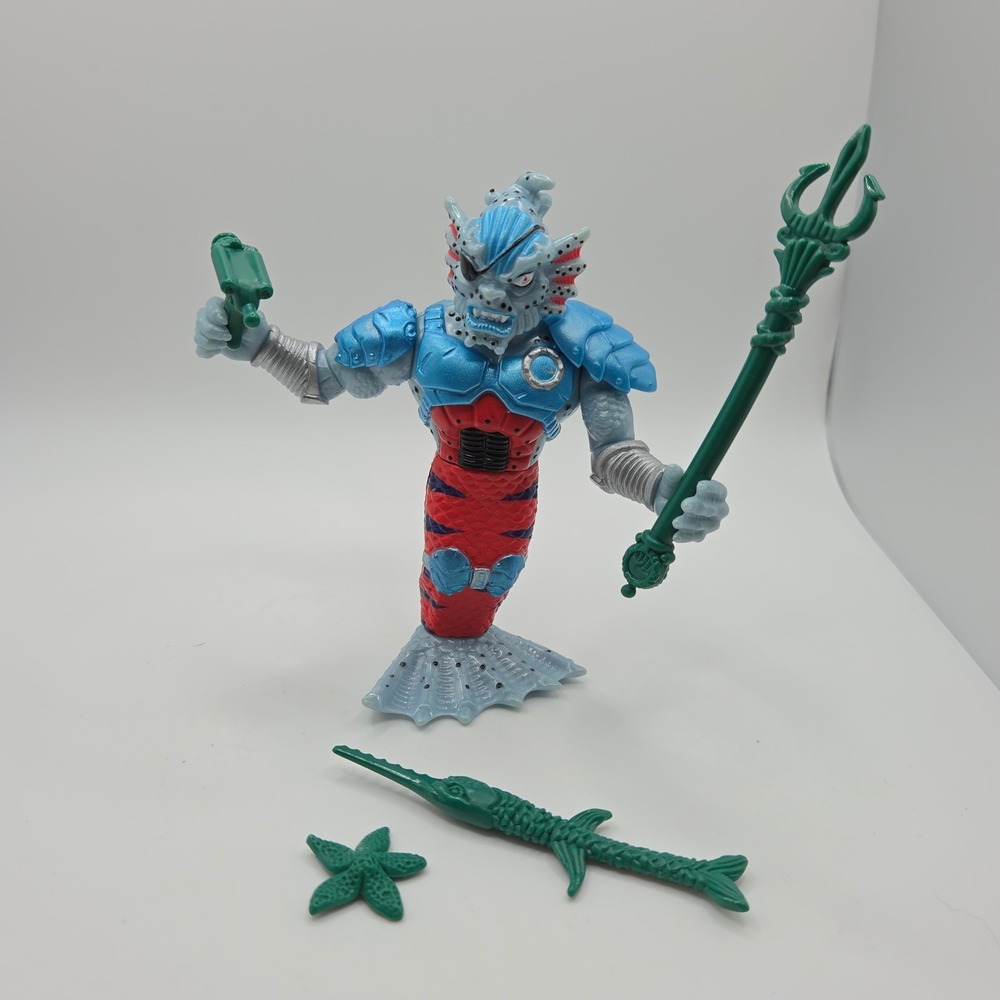 Vintage 1992 TMNT Merdude Action Figure 100% Complete Ninja Turtles Playmates
